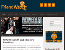 Tablet Screenshot of friendwatch.org